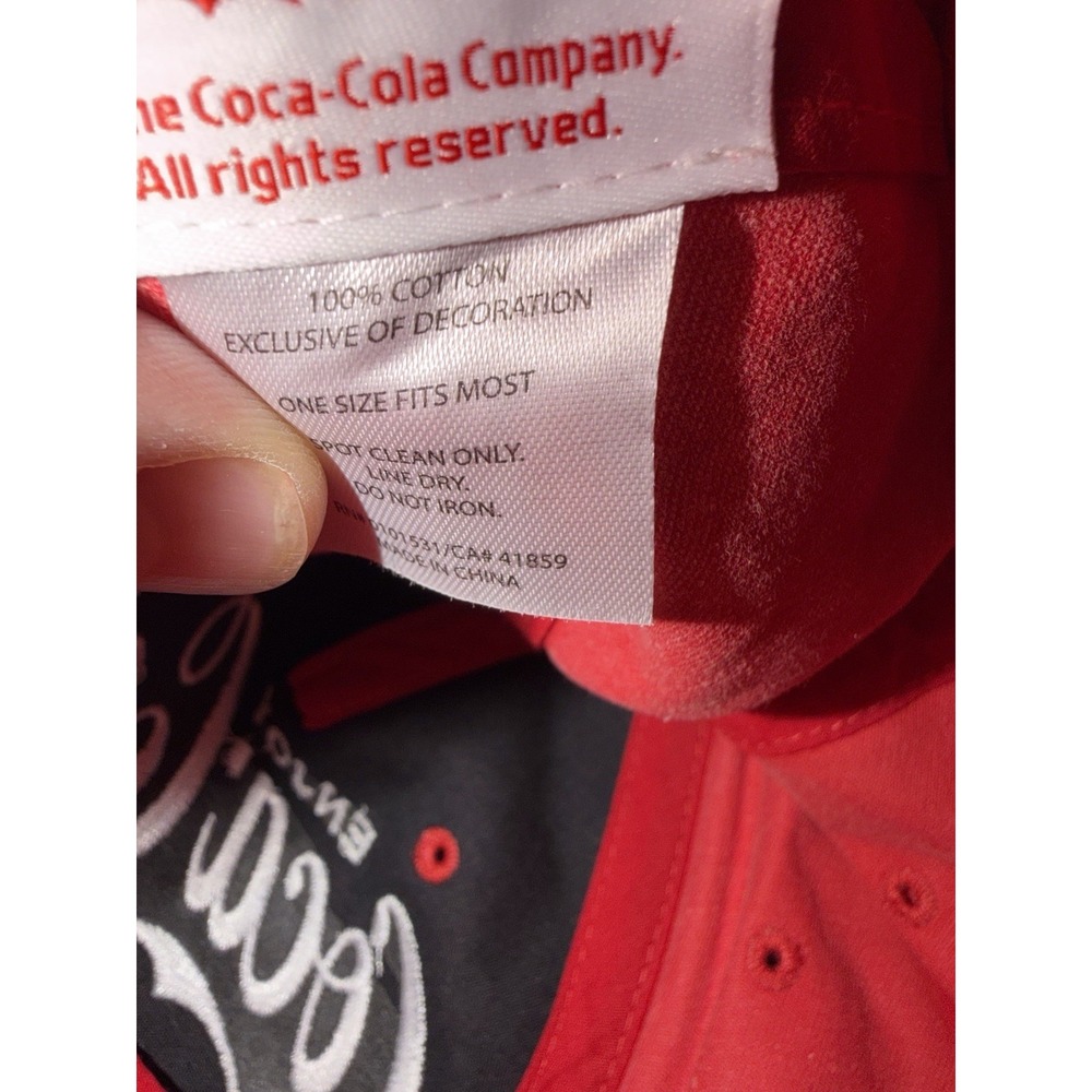 Coca Cola Rope Snapback Adjustable Trucker Cap - Picture 7 of 8